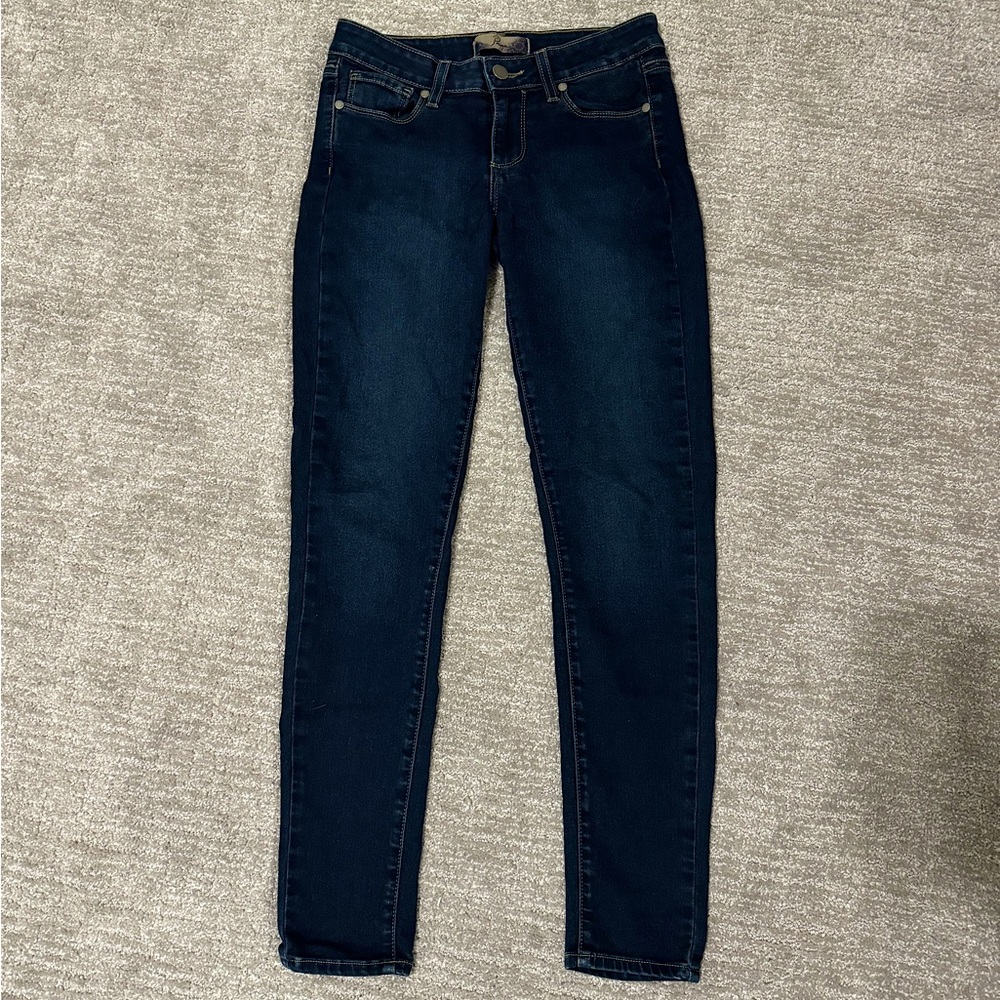 Paige Peg Super Skinny jeans, Jordan dark wash, size 25